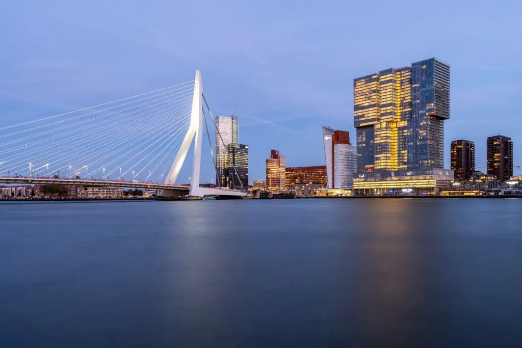 Mooi beeld van Rotterdam