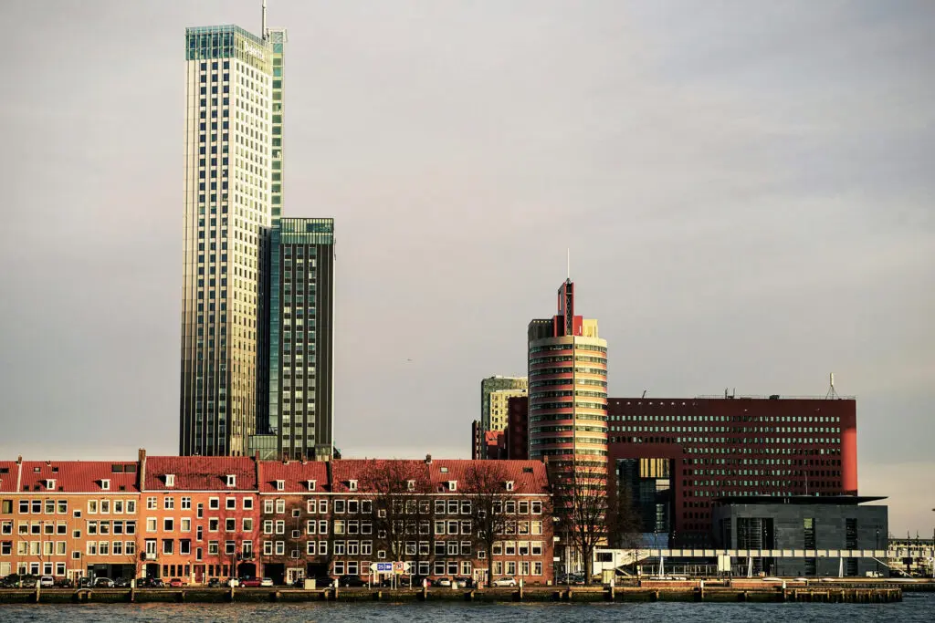 Beeld van de stad Rotterdam